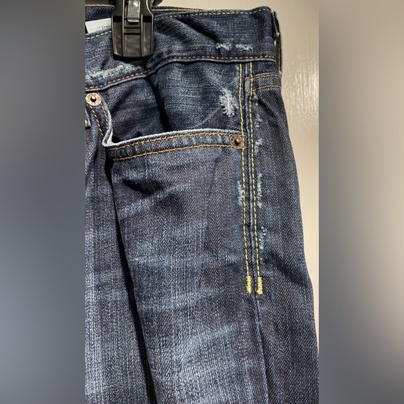 Lucky Brand LIL Maggie Low Rise flare leg Distressed Jeans. $20 OBO Size 16/33 - Picture 10 of 11